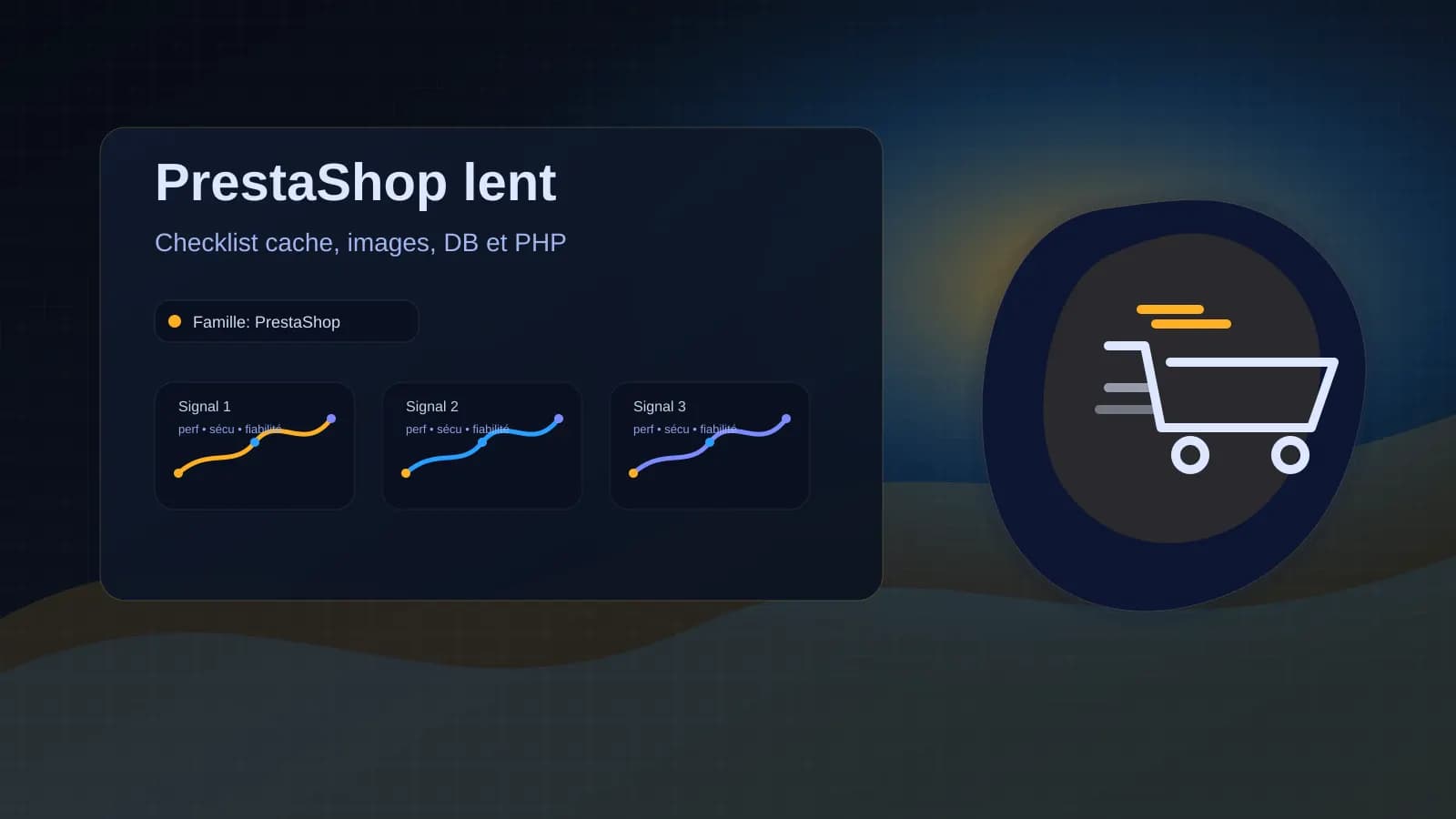 PrestaShop lent : optimiser (cache, images, base de données, PHP) + checklist