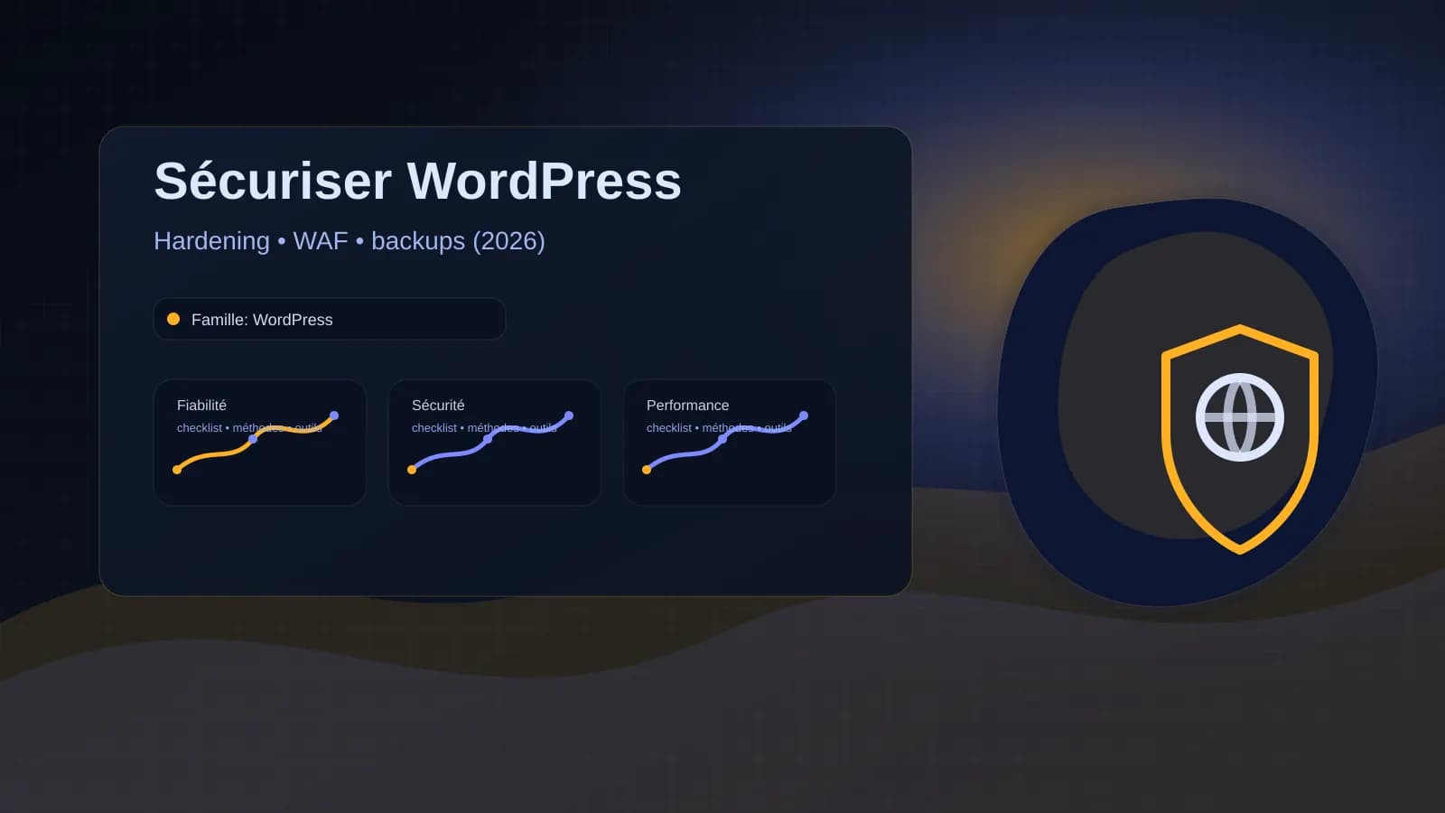Sécuriser WordPress : hardening + WAF + sauvegardes (guide 2026)